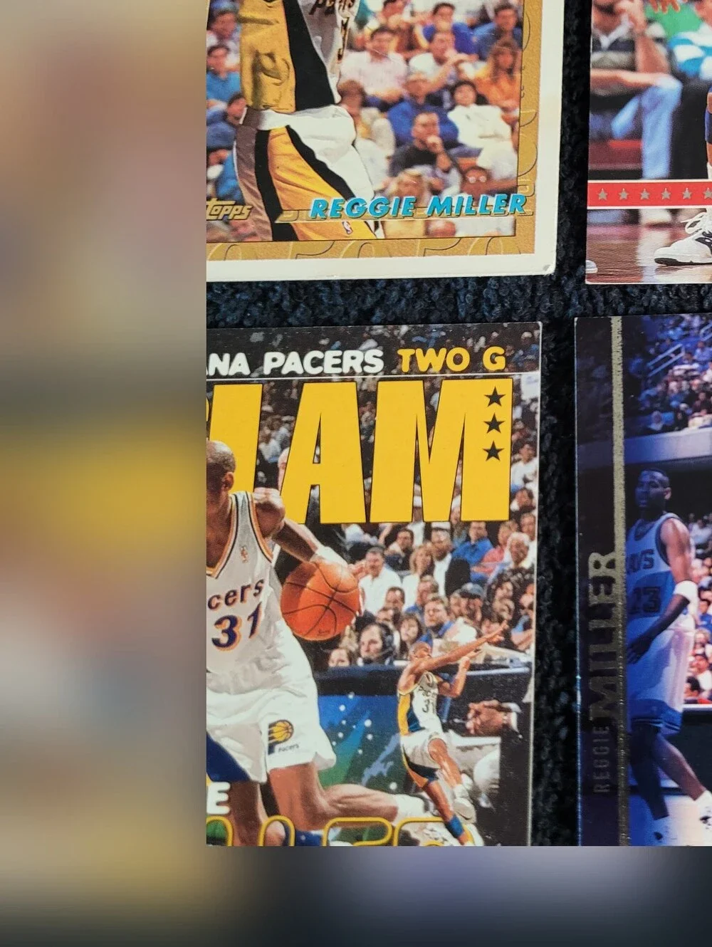 Reggie Miller Trading Card Lot